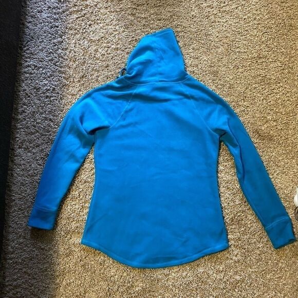 Champion blue fleece adjustable neck pullover sz S - Picture 2 of 4